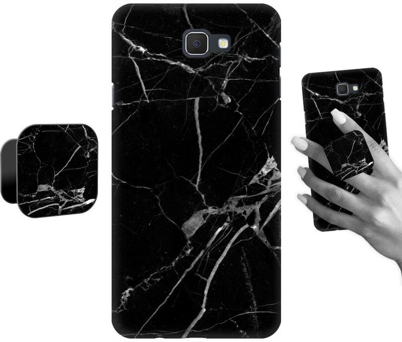 COBIERTAS Back Cover for Samsung Galaxy J7 Prime  (Black, Grey, Cases with Holder, Pack of: 1)