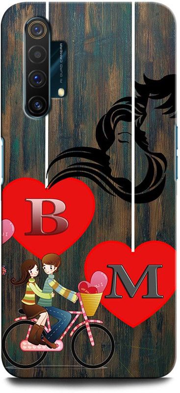 ORBIQE Back Cover for Realme XT BM, B LOVE M, M LOVE B, B LETTER, M LETTER, BM NAME  (Multicolor, Hard Case, Pack of: 1)