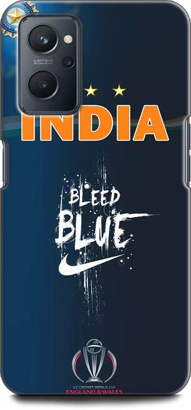 INDICRAFT Back Cover for OPPO K10, CPH2373 INDIAN JERSEY, WORD CUP, CRICKETE, SPORTS  (Multicolor, Shock Proof, Pack of: 1)