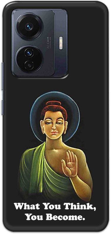 NDCOM Back Cover for iQOO Z6 Pro 5G What You Think You Become Printed  (Multicolor, Hard Case, Pack of: 1)
