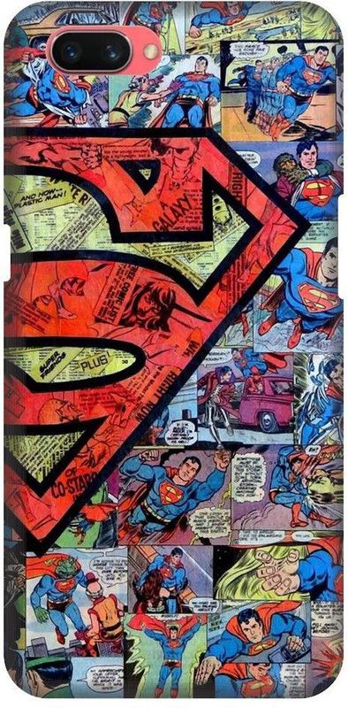 URCHIN Back Cover for Oppo A3s Superman, Superman Logo, Wallpaper, Superhero, DC comic, Movie, Comic  (Multicolor, Shock Proof, Pack of: 1)