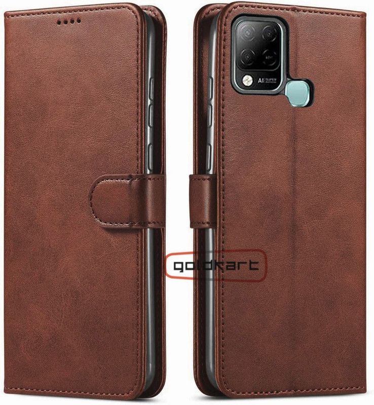 GoldKart Back Cover for Infinix Hot 10s  (Brown, Dual Protection, Pack of: 1)