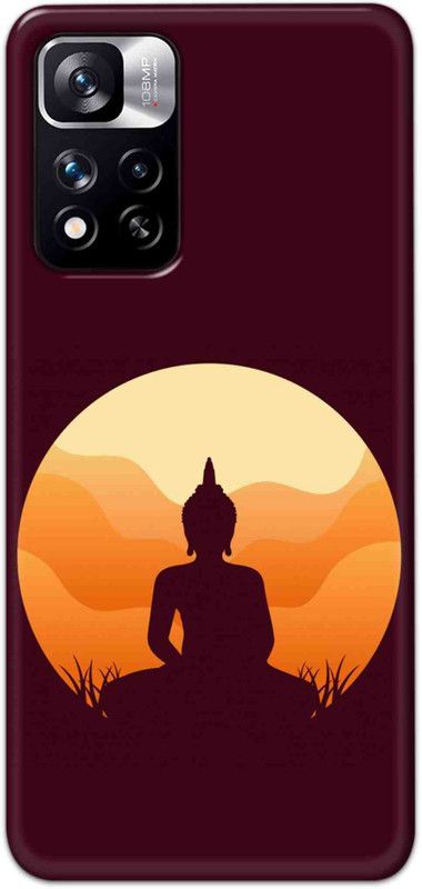 NDCOM Back Cover for Xiaomi 11i Meditating Lord Budha Printed  (Multicolor, Hard Case, Pack of: 1)