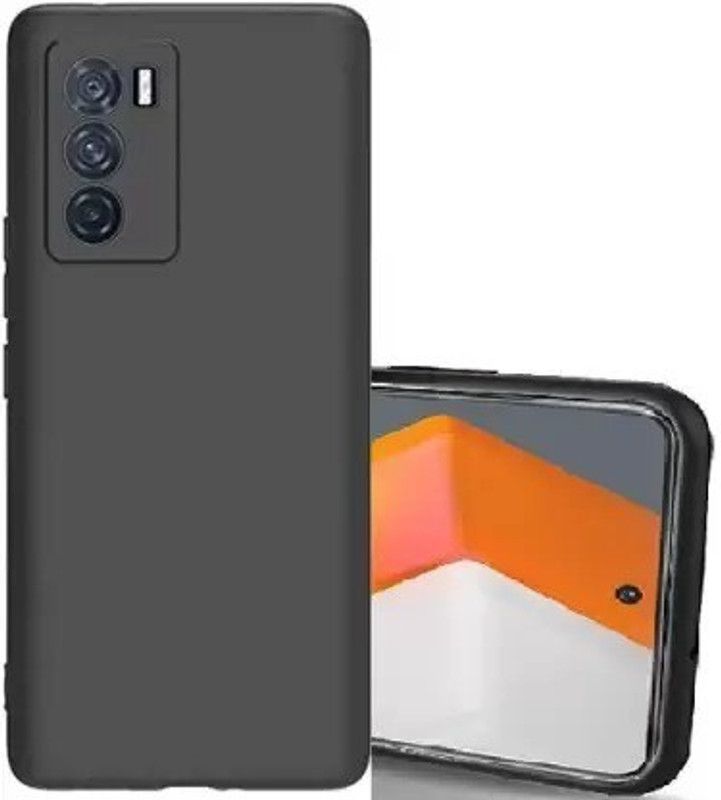 BRENZZ Back Cover for iQOO 9 SE 5G  (Black, Shock Proof, Pack of: 1)