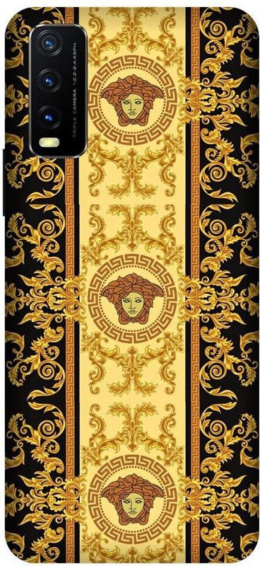 URCHIN Back Cover for Vivo Y20G Versace, Versace logo, versace brand  (Multicolor, Shock Proof, Pack of: 1)