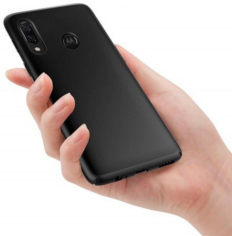 Bodoma Back Cover for Motorola One Vision/P40  (Black, Shock Proof, Silicon, Pack of: 1)