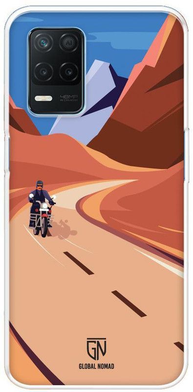 GLOBAL NOMAD Back Cover for Realme 8 5G  (Multicolor, Grip Case, Silicon, Pack of: 1)