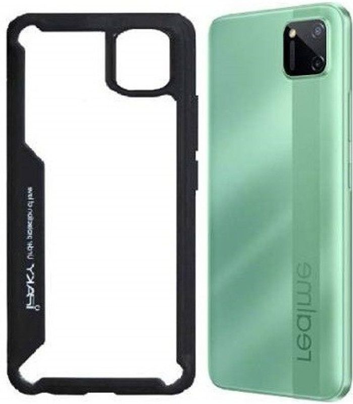 Bodoma Back Cover for Realme Narzo 20  (Transparent, Grip Case, Silicon, Pack of: 1)