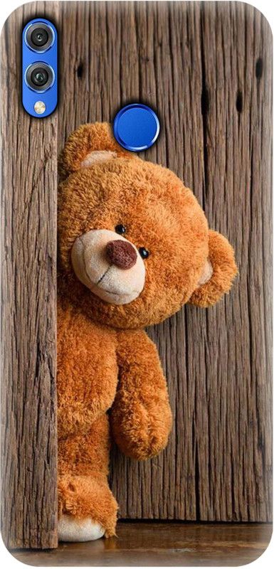 Smutty Back Cover for Honor 8X - Teddybear Print  (Multicolor, Hard Case, Pack of: 1)