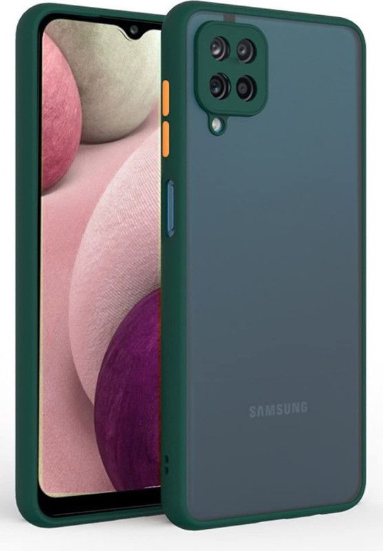 ASMANTIC Back Cover for Samung Galaxy F22 4G  (Green, Pack of: 1)