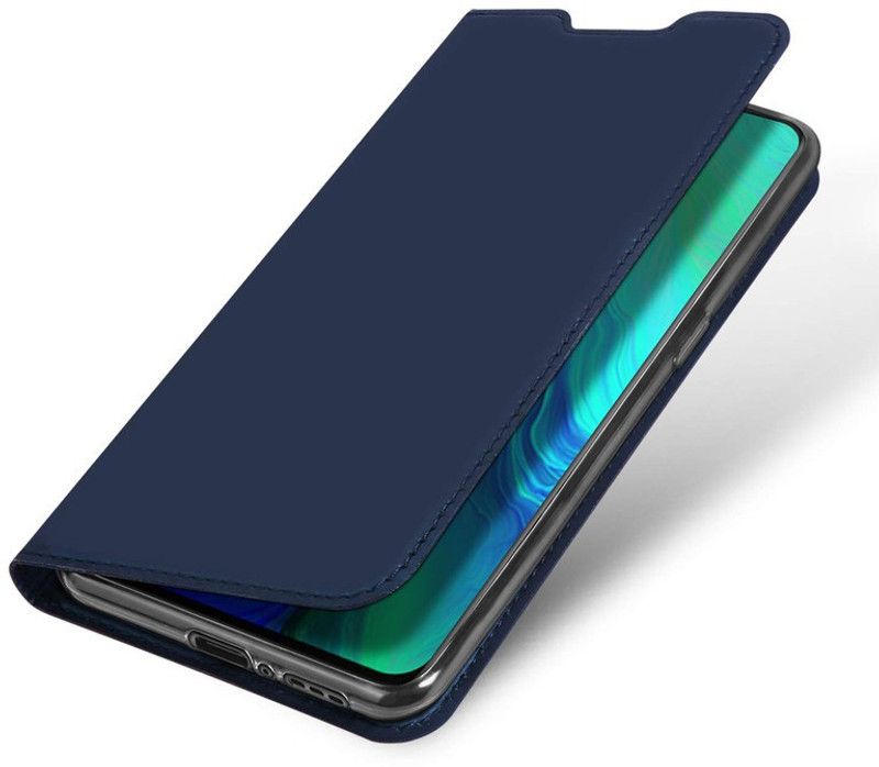 Elica Flip Cover for OPPO F9 Pro  (Blue, Shock Proof, Pack of: 1)