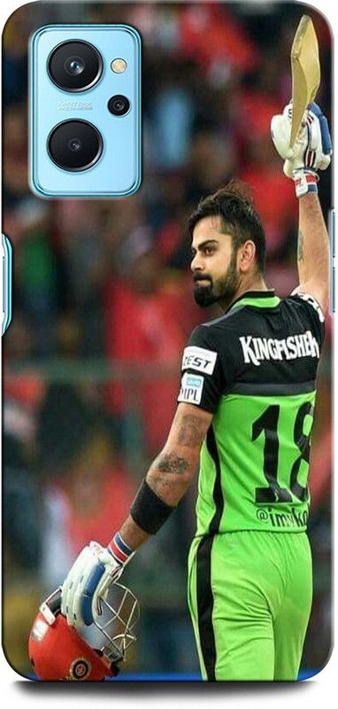 ORBIQE Back Cover for Realme 9i KOHLI, VIRAT KOHLI, CRICKET, INDIAN CRICKET  (Multicolor, Hard Case, Pack of: 1)
