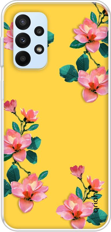 QRIOH Back Cover for Samsung Galaxy A23  (Multicolor, Grip Case, Silicon, Pack of: 1)