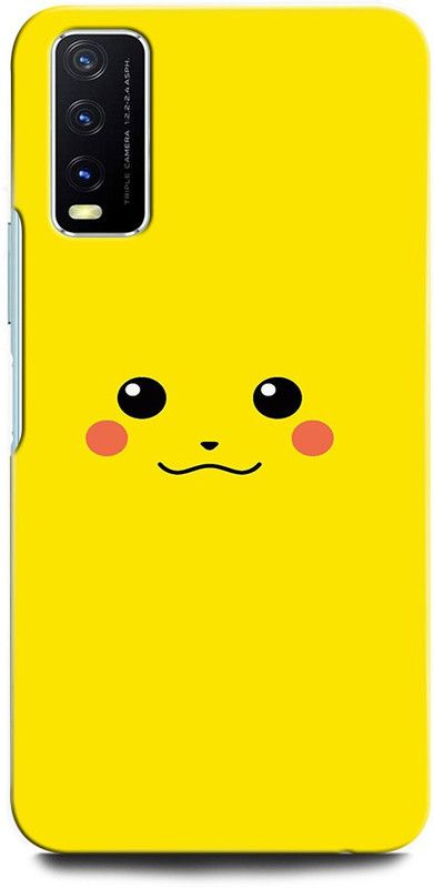 ORBIQE Back Cover for Vivo Y20 V2029 PIKACHU, POKEMON, GAME, CARTOON  (Multicolor, Shock Proof)