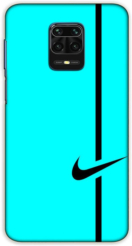 iprinto Back Cover for Redmi Note 10 Lite, Mi Redmi Note 9 Pro Nike Back Cover  (Blue, Hard Case, Pack of: 1)