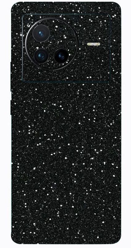 BugguSkin VIVO X80 5G Mobile Skin  (Ultra Super Black Glitter Skin With High Matte Finish.)
