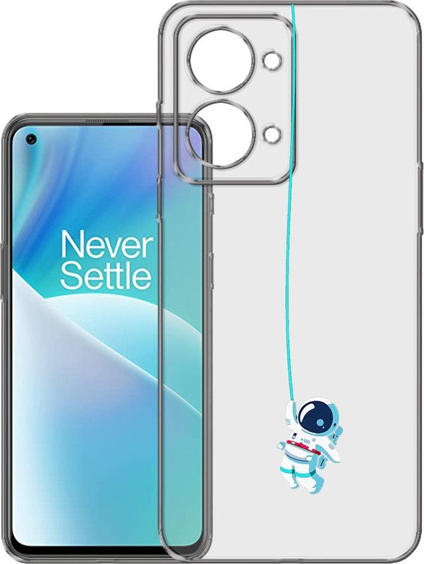 HANIRY Back Cover for Oneplus Nord 2T 5G, CPH2401 back cover, SPACEMAN, Designer, PNG_99  (Multicolor, Flexible, Silicon, Pack of: 1)