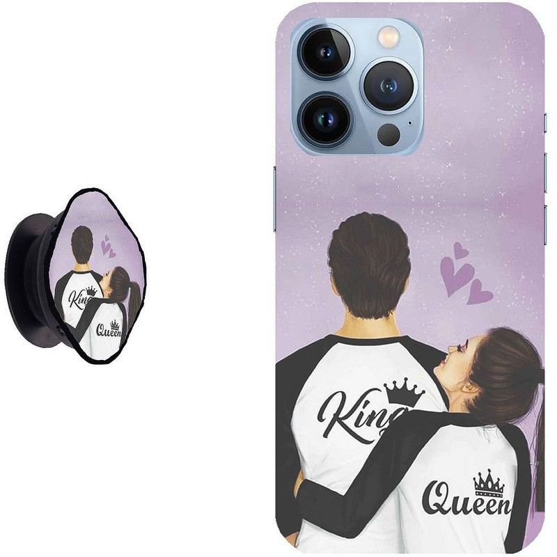 Hello Case Back Cover for Apple IPhone 13 Pro  (Multicolor, Cases with Holder, Pack of: 2)