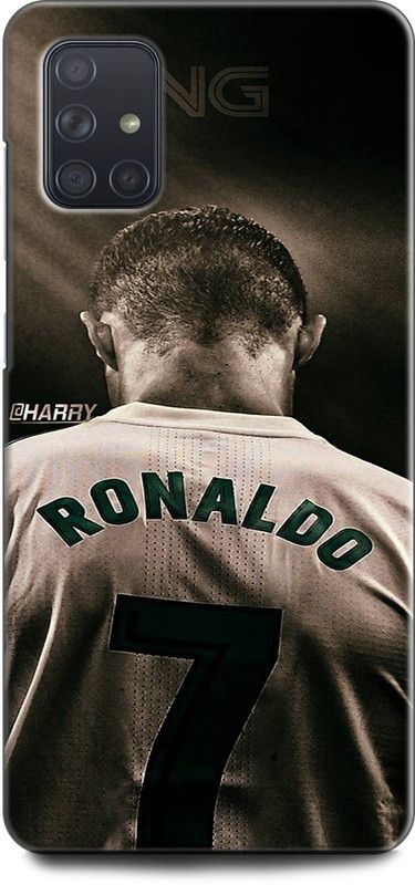 Afterglow Back Cover for SAMSUNG Galaxy A71 RONALDO, CR7, FOOTBALL, NUBIA, REAL MADRID, STOCK, CALCIO, JUVENTUS  (Multicolor, Shock Proof, Pack of: 1)