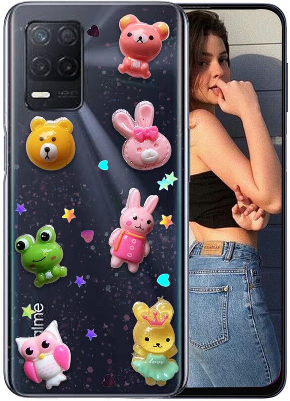 KC Back Cover for Realme 9 5G, Realme 8 5G, Realme Narzo 30 5G, Realme 8s 5G  (Transparent, 3D Case, Silicon, Pack of: 1)