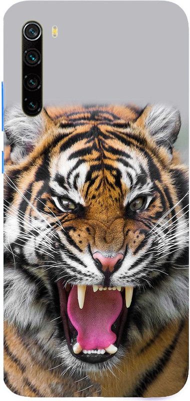 METOO Back Cover for Redmi Note 8, Tiger Design Back Cover_Print_73  (Multicolor, Dual Protection, Silicon, Pack of: 1)