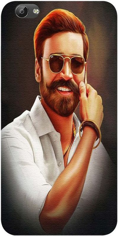 Skyhawk Back Cover for Vivo Y66 Sketch Of Dhanush  (Multicolor, Waterproof, Silicon, Pack of: 1)