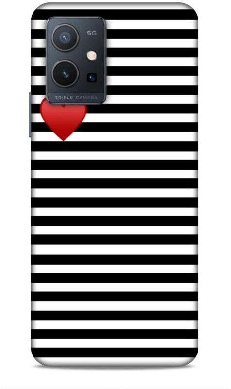 Samsidhi Back Cover for Vivo Y75 5G, Vivo T1 5G  (White, Black)