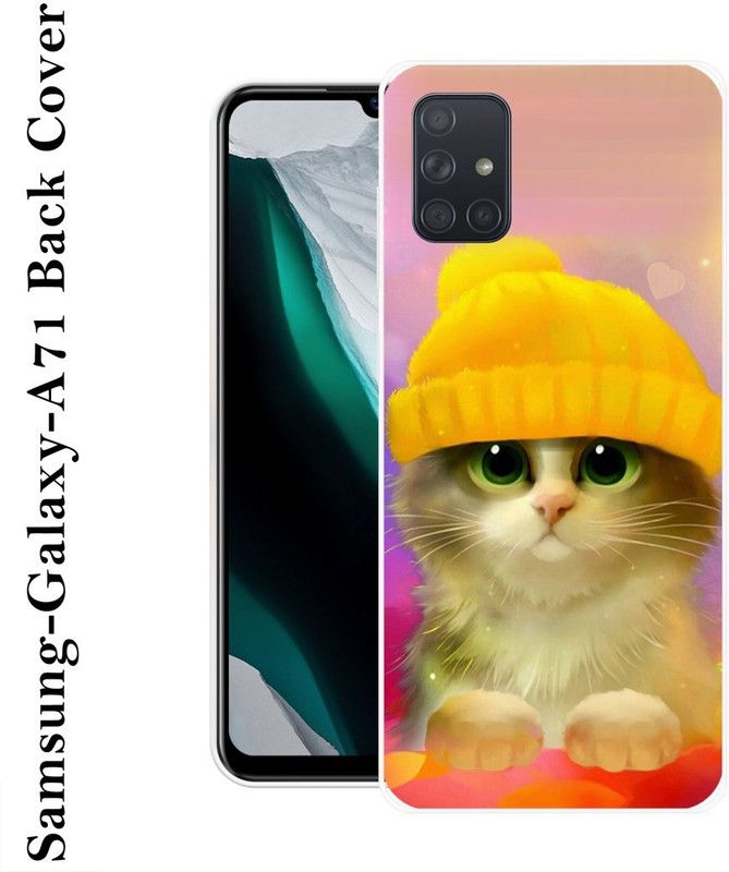 SHREE BALAJI Back Cover for Samsung Galaxy A71  (Multicolor, Silicon)