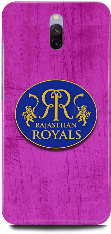 FRONK Back Cover for Redmi 8A Dual, RAJASTHAN, ROYALS, IPL, TEAM, LOGO  (Pink, Hard Case, Pack of: 1)