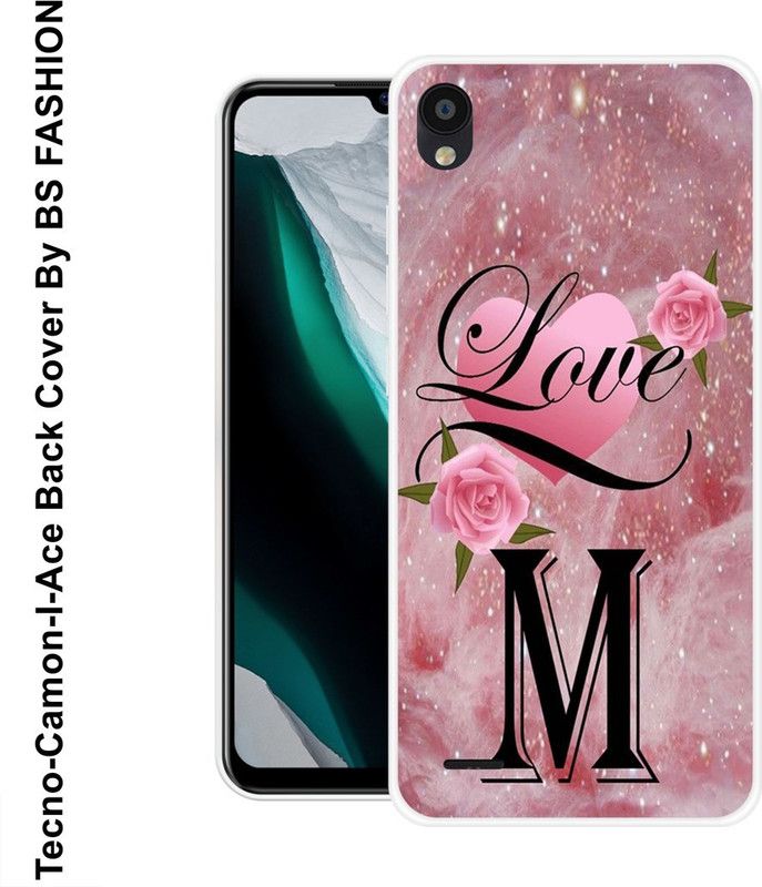BSRAJ Back Cover for Tecno Camon I Ace  (Black, Pink, Flexible, Silicon)