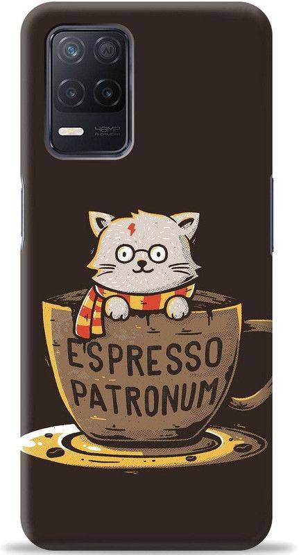 Crafter Back Cover for Realme 8s 5G  (Brown, Shock Proof, Pack of: 1)