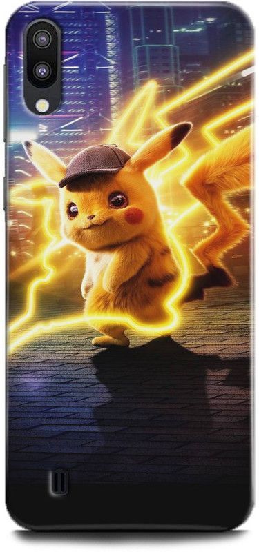 INTELLIZE Back Cover for Samsung Galaxy M10/SM-M105FDAD Pikachu,Printed  (Multicolor, Shock Proof, Pack of: 1)