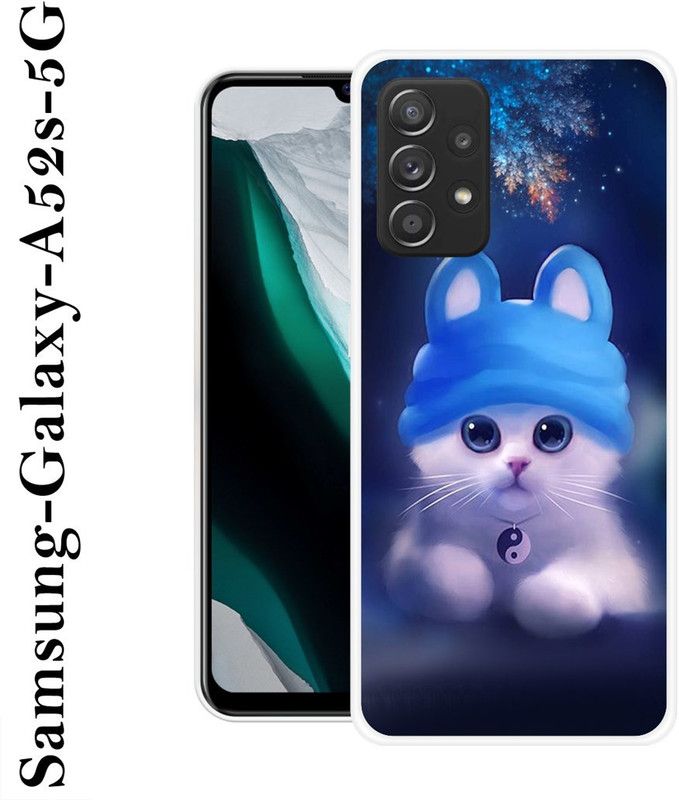 SHIVKUDI Back Cover for Samsung Galaxy A52s 5G  (Multicolor, Grip Case, Silicon)