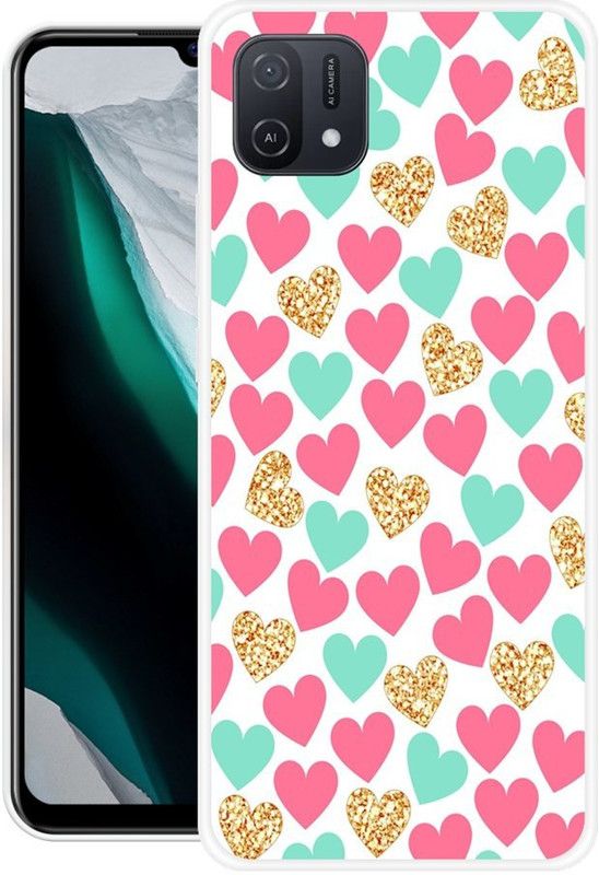 REALKING Back Cover for Oppo A16E  (Multicolor, Grip Case, Silicon)