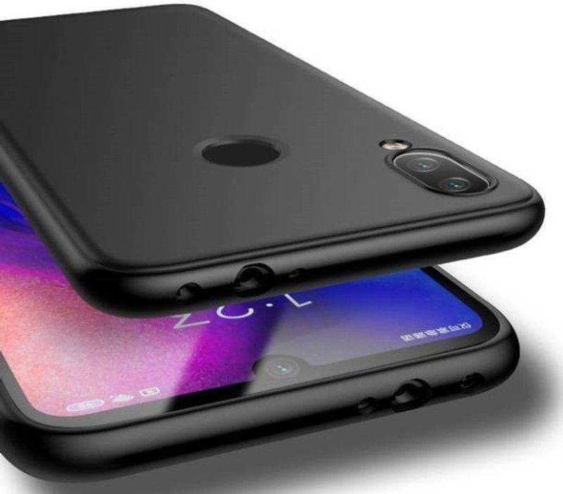 Techforce Back Cover for Realme 3, Realme 3i  (Black, Grip Case, Pack of: 1)