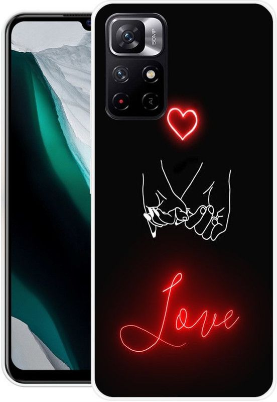 INDIALAND Back Cover for Mi Redmi Note 11T 5G, Mi Redmi Note 11T 5G, Poco M4 Pro 5G  (Multicolor, Grip Case, Silicon)