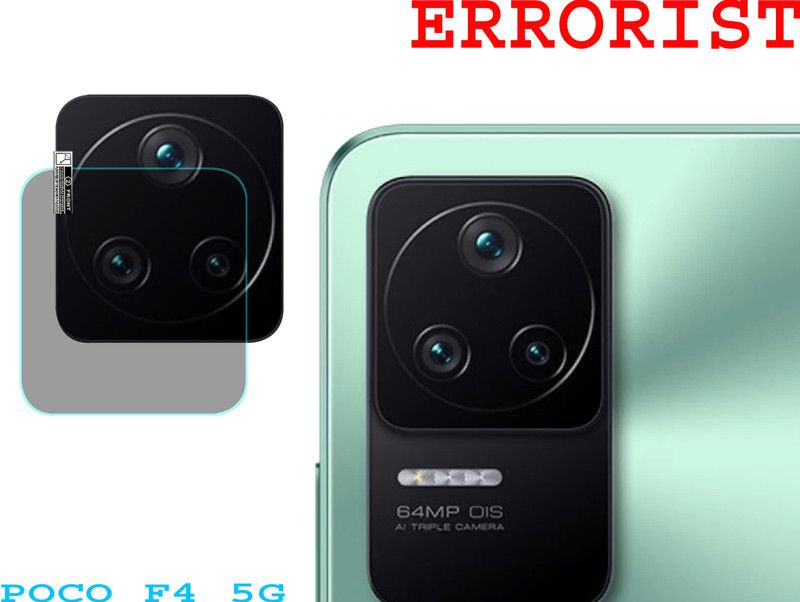 ERRORIST Back Camera Lens Glass Protector for POCO F4 5G  (Pack of: 1)
