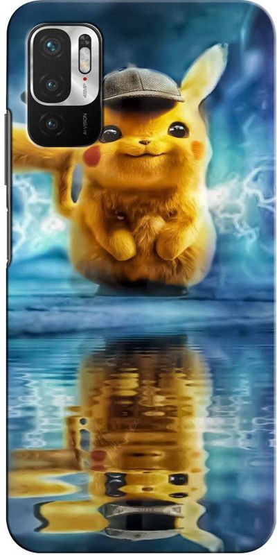 ORBIQE Back Cover for REDMI Note 10T M2103K19I PIKACHU, POKEMON, GAME, CARTOON  (Multicolor, Hard Case)