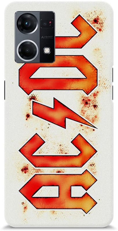 Chiraiyaa Back Cover for OPPO F21 Pro  (Grey, Orange, Hard Case)