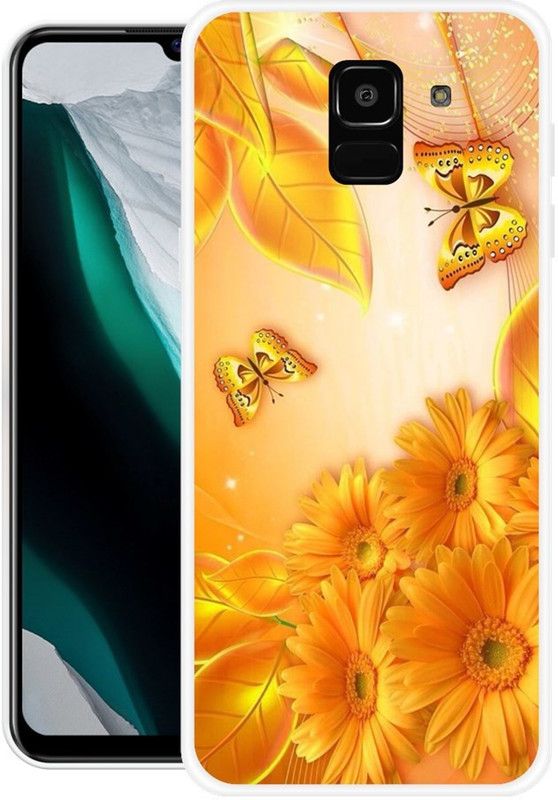 SHIVKUDI Back Cover for Samsung Galaxy J6, Samsung J6  (Multicolor, Grip Case, Silicon)