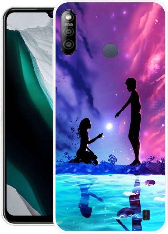 KLC Back Cover for Lava Z3  (Multicolor, Grip Case, Silicon)