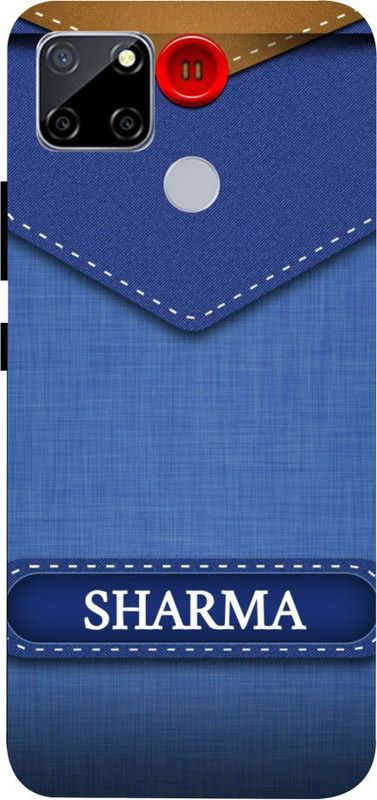PRATEEKSH Back Cover for Realme C12  (Blue)