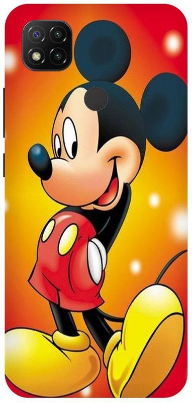 PICHKU Back Cover for REDMI 9  (Yellow, Hard Case, Pack of: 1)