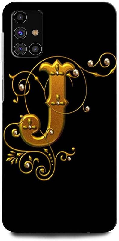 GRAFIQE Back Cover for SAMSUNG GALAXY M31S J, J LETTER, J ALPHABET, K NAME  (Multicolor, Shock Proof, Pack of: 1)