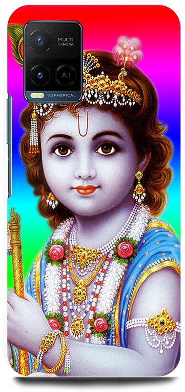 play fast Back Cover for Vivo Y21, V2111 RADHA, KISHAN, KRISHAN, JI, KANHAIYA  (Multicolor, Hard Case, Pack of: 1)