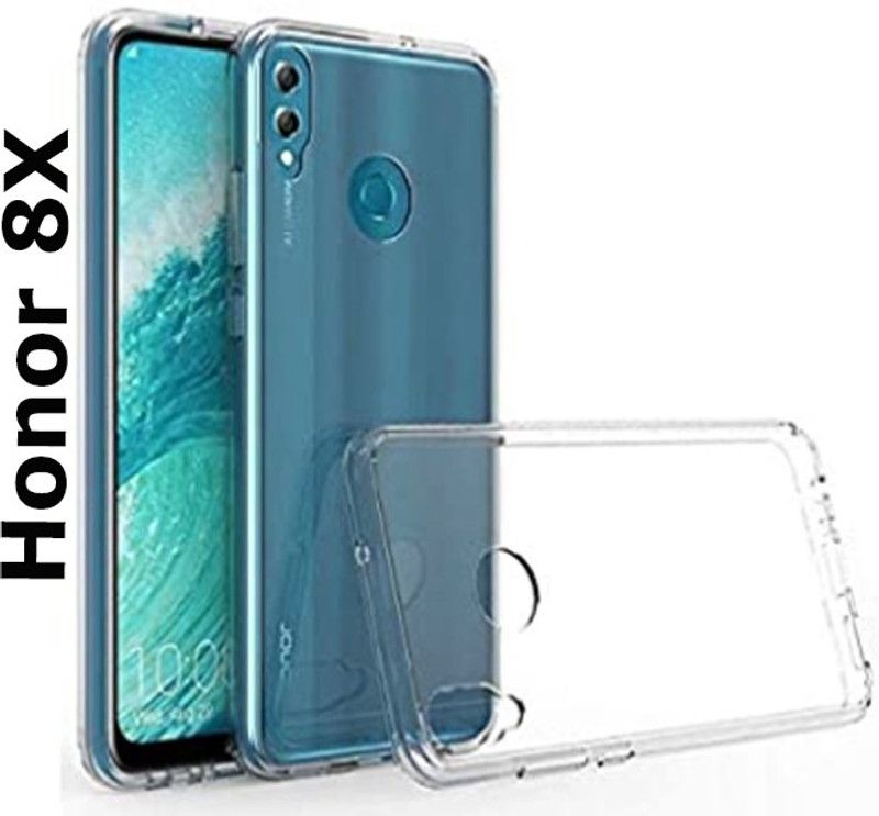 stroxy Back Cover for Honor 8X  (Transparent, Dual Protection, Silicon, Pack of: 1)