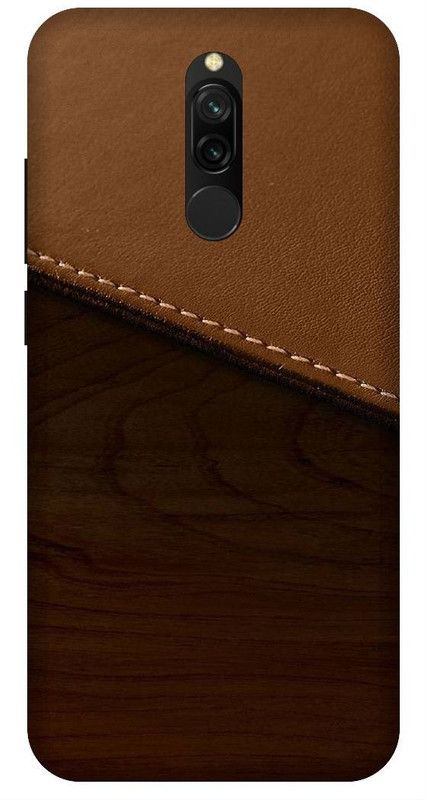 SSMORYA Back Cover for Mi Redmi 8 Leather, Texture Printed Back Cover  (Multicolor, Waterproof, Pack of: 1)