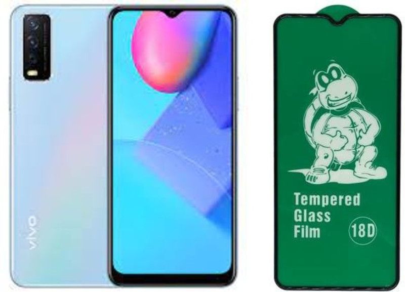 HQ Protection Edge To Edge Tempered Glass for Vivo y12s  (Pack of 1)