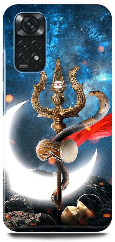 play fast Back Cover for POCO M4 Pro SHIV, SHIVJI, MAHADEV, MAHAKAL, TRISHOOL  (Blue, Hard Case, Pack of: 1)