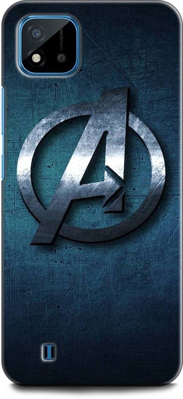 INDICRAFT Back Cover for Realme C11 2021, RMX3231 AVENGERS, LOGO, MARVEL, COMIC, SUPERHERO  (Multicolor, Dual Protection, Pack of: 1)